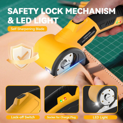 Effortless Cordless Electric Power Cutter - Heavy Duty Multi-Purpose Scissors