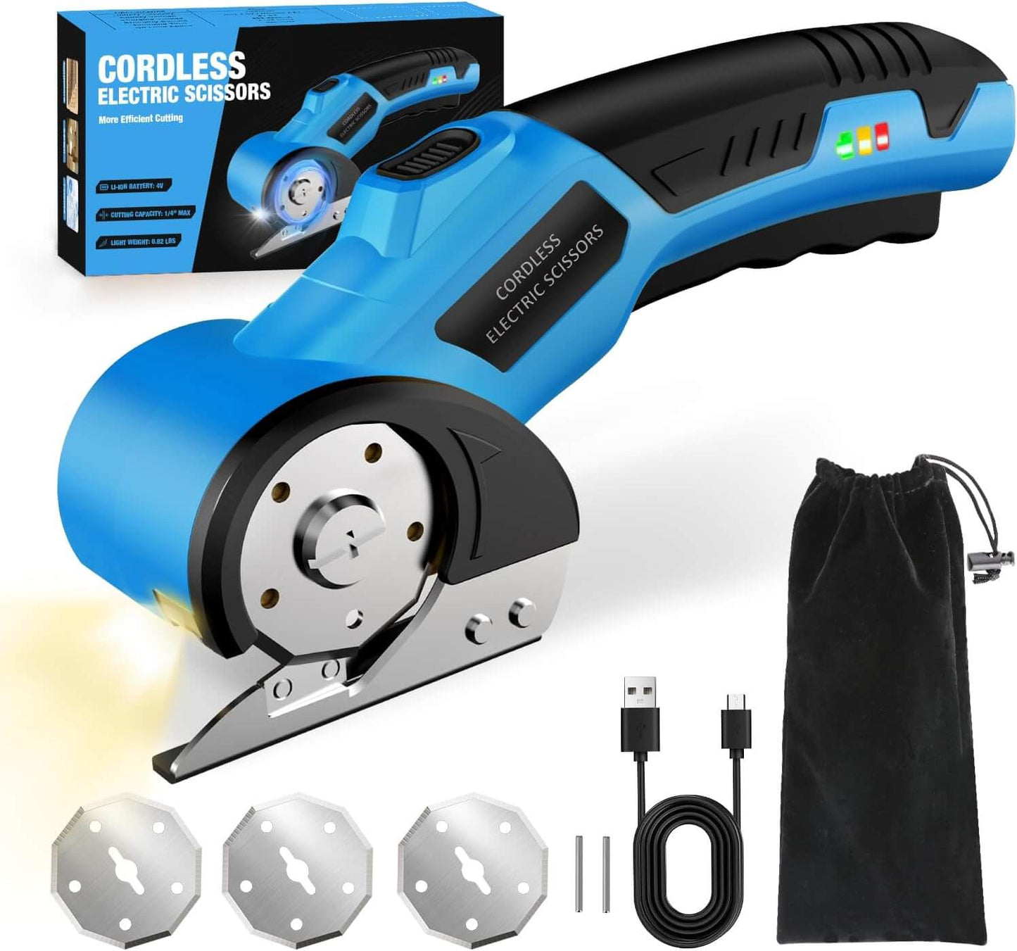 Effortless Cordless Electric Power Cutter - Heavy Duty Multi-Purpose Scissors