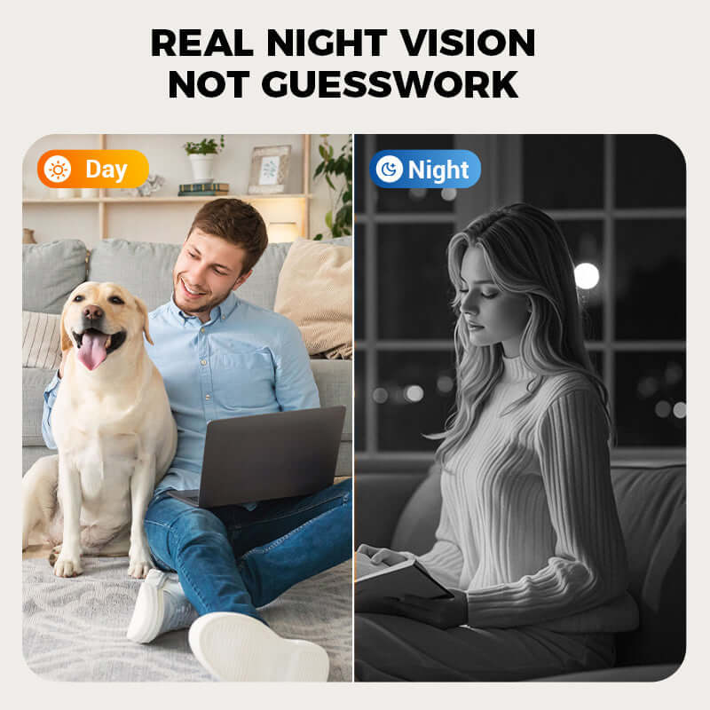 Mini Wireless Smart Security Camera with Night Vision & Motion Detection