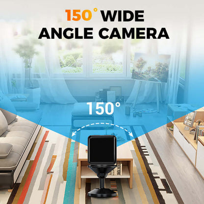 Mini Wireless Smart Security Camera with Night Vision & Motion Detection