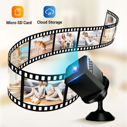 Mini Wireless Smart Security Camera with Night Vision & Motion Detection